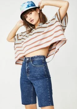 The Ragged Priest Mom Denim Shorts Bottoms