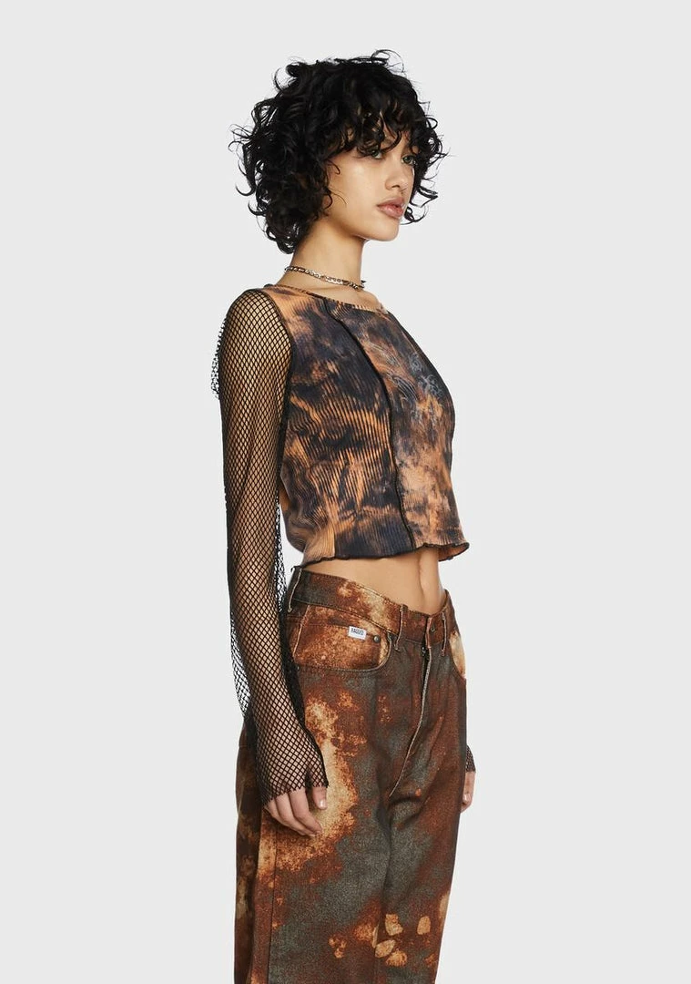 Best Sale π The Ragged Priest Salvage Long Sleeve Top π 5 The Ragged Priest Salvage Long Sleeve Top