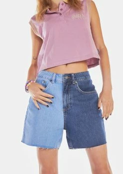 The Ragged Priest Bottoms Half & Half Shorts