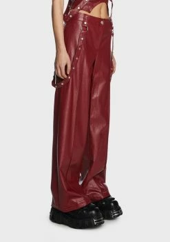 New π The Ragged Priest Chalice Vegan Leather Pants β 9 The Ragged Priest Chalice Vegan Leather Pants