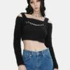The Ragged Priest Master Fuzzy Crop Top Tops