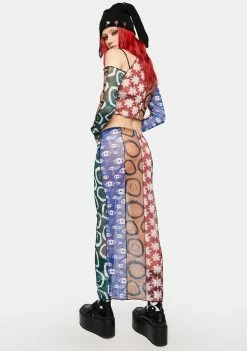 Buy 😍 The Ragged Priest Quantum Mesh Mini 👗 Skirt Midi 👗 Skirt ❤️ 9 The Ragged Priest Quantum Mesh Mini Skirt Midi Skirt