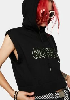 Outlet ๐ฏ The Ragged Priest Raw Hoodie Vest Tops โ๏ธ 7 The Ragged Priest Raw Hoodie Vest Tops