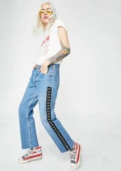 The Ragged Priest Bottoms Hook And Eye Side Reworked Jeans