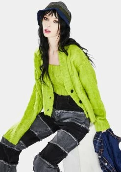 The Ragged Priest Cable Knit Twin Set