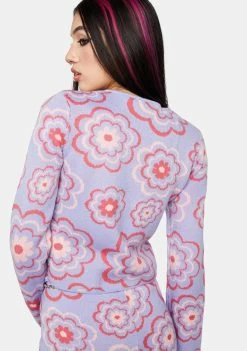 The Ragged Priest Free Bird Knit Top Knit Cardigans