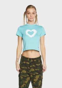 The Ragged Priest Crop Tee Valentine Graphic Tee
