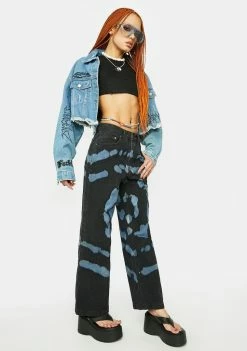 New β The Ragged Priest Beyond Tie Dye π Jeans Bottoms π₯° 8 The Ragged Priest Beyond Tie Dye Jeans Bottoms