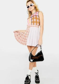 The Ragged Priest Seeker Plaid Mini Skirt