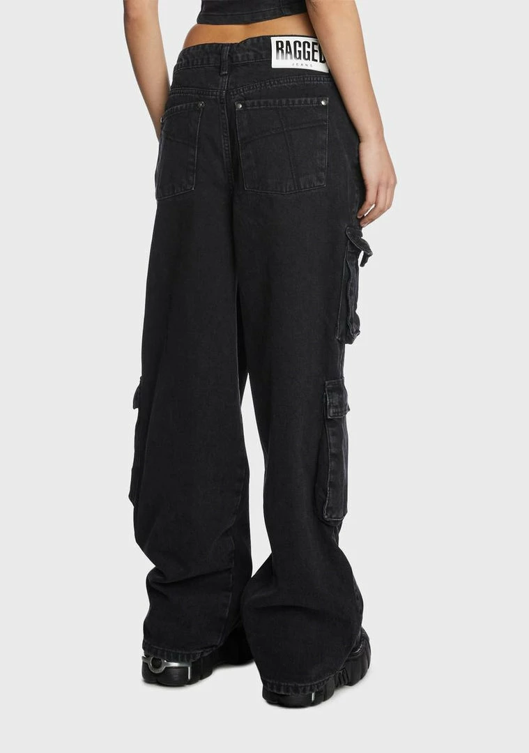 Outlet π₯° The Ragged Priest Black Combat Release π Jeans π 6 The Ragged Priest Black Combat Release Jeans