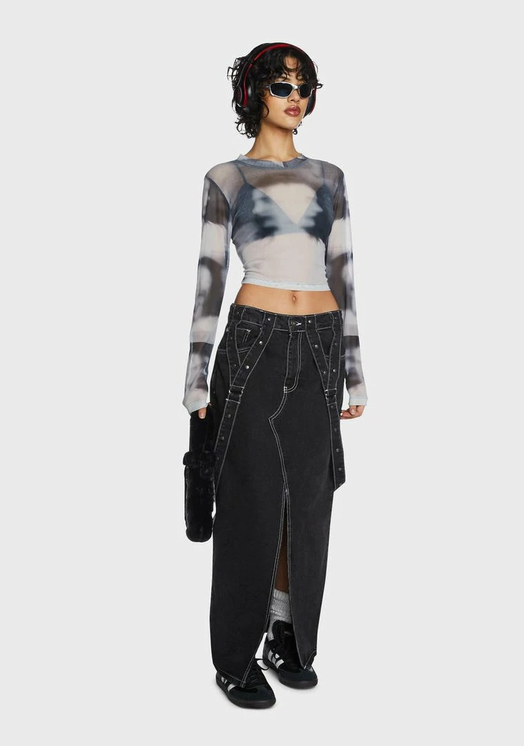 Hot Sale βοΈ The Ragged Priest Tops Division Mesh Top π₯° 6 The Ragged Priest Tops Division Mesh Top