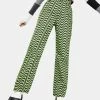 Wholesale β¨ The Ragged Priest Bottoms Lime Wave Print Dad π Jeans π 2 The Ragged Priest Bottoms Lime Wave Print Dad Jeans