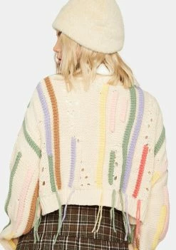 Deals π The Ragged Priest Painter Knit Sweater Tops π― 9 The Ragged Priest Painter Knit Sweater Tops