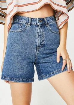 The Ragged Priest Bottoms Skater Denim Shorts
