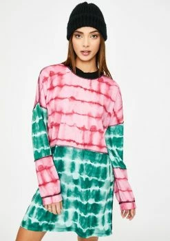 The Ragged Priest Recall Tie Dye Tee Dress