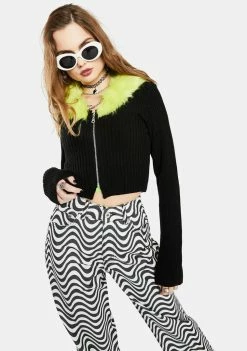 The Ragged Priest Cuss Knit Cardigan Tops