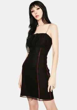 The Ragged Priest Dresses Craft Mesh Mini Dress