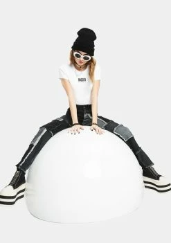 The Ragged Priest Clout Cutout Crop Tee