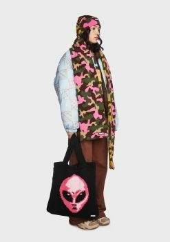 The Ragged Priest Bags & Wallets Alien Knit Tote Bag