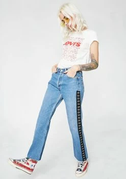 The Ragged Priest Bottoms Hook And Eye Side Reworked Jeans