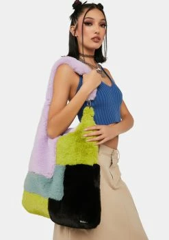 The Ragged Priest Bags & Wallets Jumble Faux Fur Tote Bag