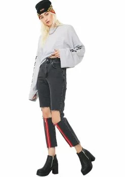 Flash Sale π₯ The Ragged Priest Red Stripe Scratch π Jeans π 11 The Ragged Priest Red Stripe Scratch Jeans