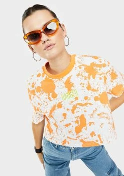 The Ragged Priest Paint Skater Tee Tops