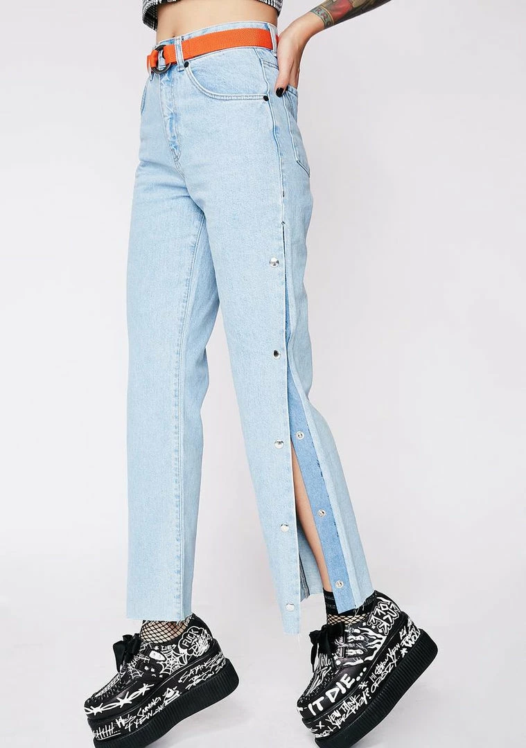 Budget π The Ragged Priest Bottoms Popper π Jeans π₯ 3 The Ragged Priest Bottoms Popper Jeans