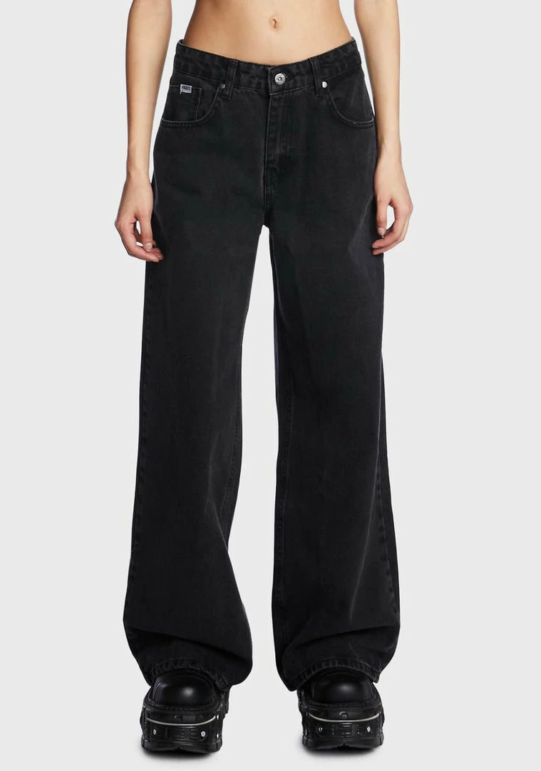 Cheapest ๐ The Ragged Priest Bottoms Charcoal Release ๐ Jeans ๐งจ 3 The Ragged Priest Bottoms Charcoal Release Jeans