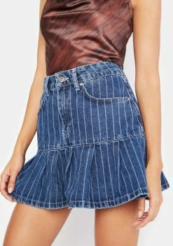 The Ragged Priest Rara Denim Mini Skirt