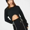 The Ragged Priest Tops Black Supply Crop Top