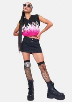 The Ragged Priest Burnout Vest Tops