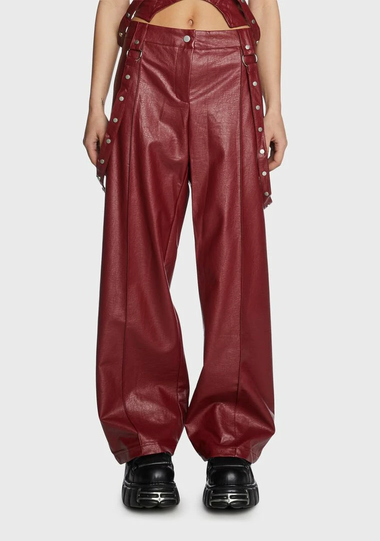 New π The Ragged Priest Chalice Vegan Leather Pants β 3 The Ragged Priest Chalice Vegan Leather Pants
