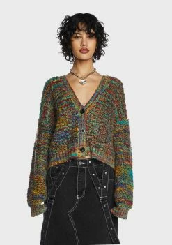 The Ragged Priest Noise Knit Cardigan