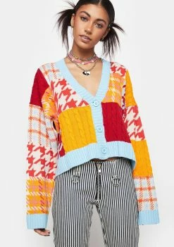 The Ragged Priest Candy Patchwork Cardigan
