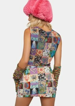 The Ragged Priest Montage Mini Skirt