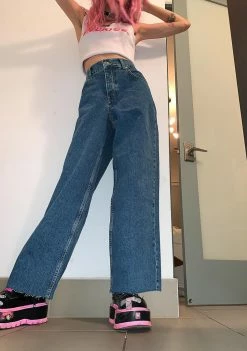 The Ragged Priest Grip Skater Wide Leg Jeans