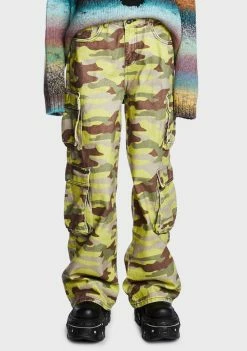 The Ragged Priest Camo Combat Release Jeans