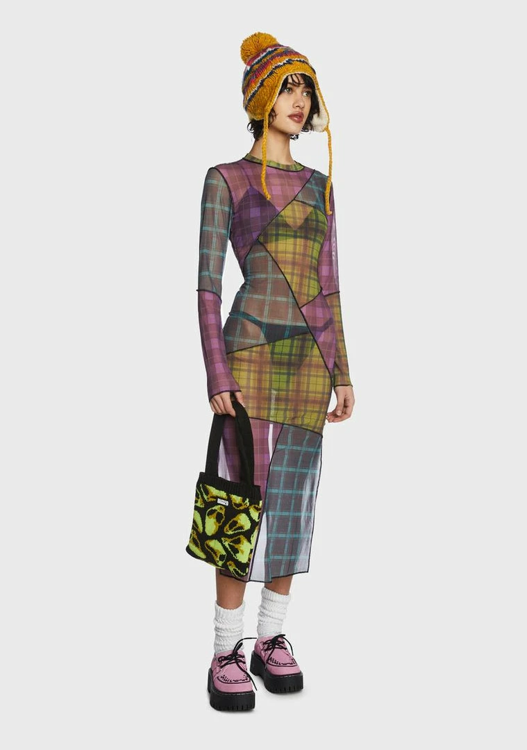 Deals ⌛ The Ragged Priest Fractured Mesh 👗 Dress 🔔 7 The Ragged Priest Fractured Mesh Dress