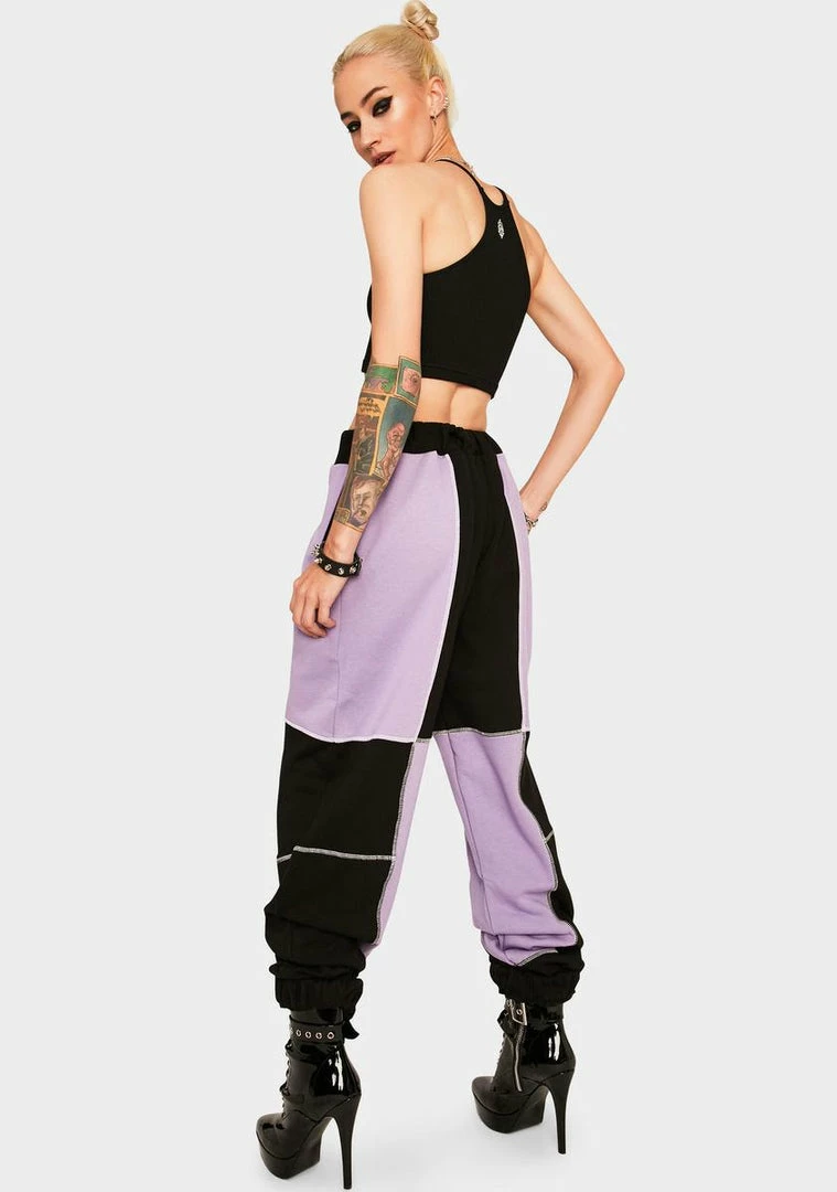 Buy βοΈ The Ragged Priest Bottoms Panelled Colorblock Joggers 𧨠6 The Ragged Priest Bottoms Panelled Colorblock Joggers