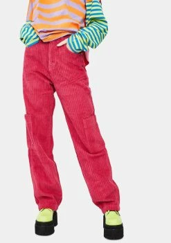 The Ragged Priest Invader Corduroy Cargo Pants