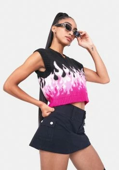 The Ragged Priest Burnout Vest Tops