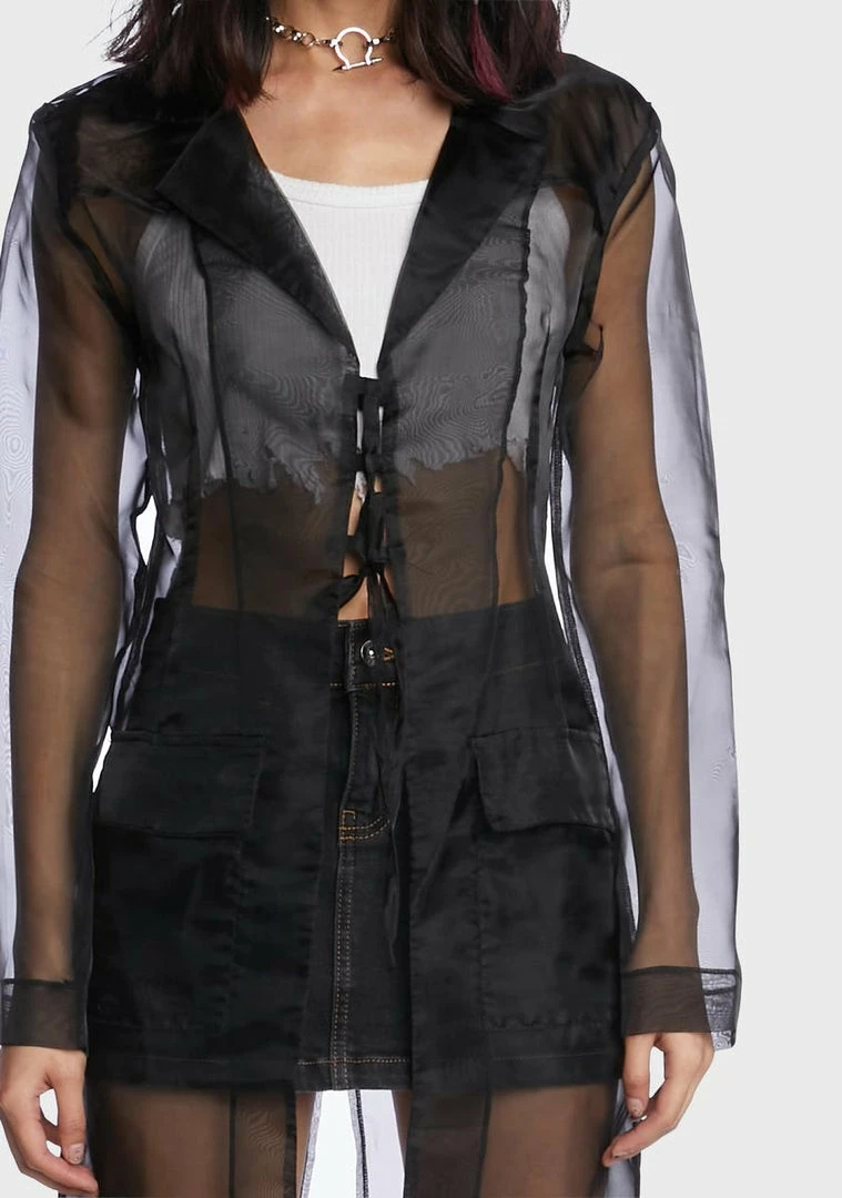 Best reviews of β€οΈ The Ragged Priest Gatekeeper Organza Trench π§₯ Coat Trench π§₯ Coats π 4 The Ragged Priest Gatekeeper Organza Trench Coat Trench Coats