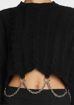 The Ragged Priest Widow Knit Sweater Tops