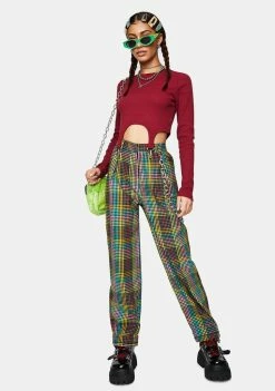 Flash Sale π₯° The Ragged Priest Bottoms Doofus Multi Check Pants π― 7 The Ragged Priest Bottoms Doofus Multi Check Pants