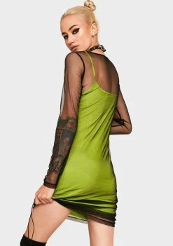 The Ragged Priest Dresses Ruche Front Mini Dress