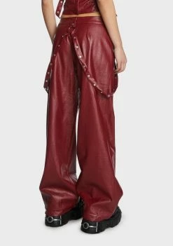 New π The Ragged Priest Chalice Vegan Leather Pants β 10 The Ragged Priest Chalice Vegan Leather Pants