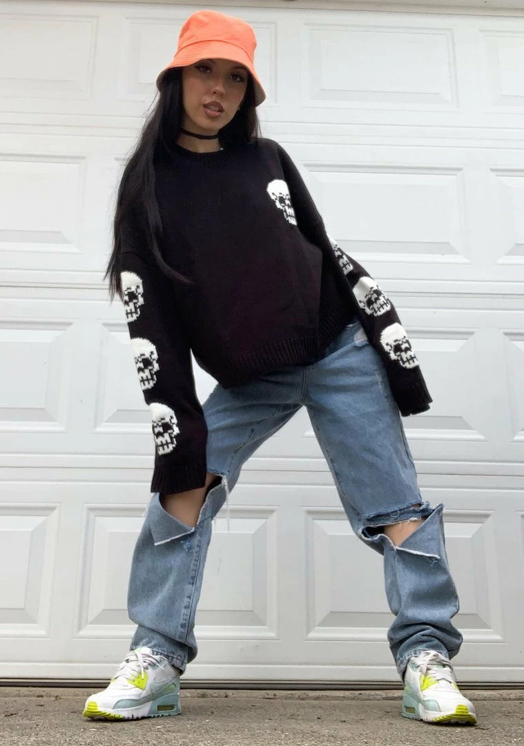 Best Sale ⌛ The Ragged Priest Creator Knit Sweater 🧨 6 The Ragged Priest Creator Knit Sweater