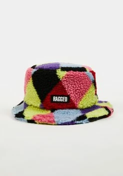 Best Pirce π― The Ragged Priest Hats Vivid Argyle Bucket Hat π 9 The Ragged Priest Hats Vivid Argyle Bucket Hat