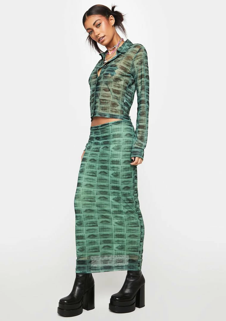 Cheapest π The Ragged Priest Pout Mesh Maxi π Skirt Bottoms π 5 The Ragged Priest Pout Mesh Maxi Skirt Bottoms